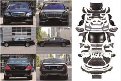 Mercedes W221 Uyumlu Yedek Parça W222 Yükseltme Maybach Body Kit