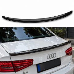 Audi A4 B8 Uyumlu Spoiler Boyasız Fiber