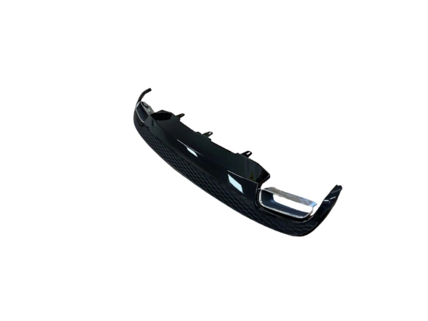 Audi A6 2012-2014 İçin Uyumlu Yedek Parça 2015+ Facelift  Difüzör ( Piano Black)