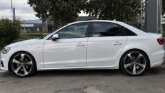 Audi A4 S - Line Uyumlu Yan Marşpiyel Boyasız Fiber