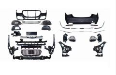 Mercedes W223 S Serisi 2021+ Uyumlu Maybach Body Kit (Krom Sis Kapaklı)
