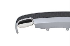 Audi A6 2012-2014 İçin 2015+ Uyumlu Yedek Parça Facelift Difüzör(Normal Tampon için)