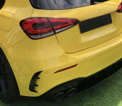 Mercedes W177 2019+ Uyumlu Yedek Parça Amg Arka Tampon Vent Seti