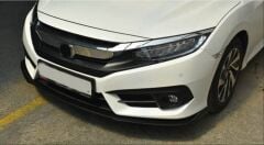 Honda Cıvıc FC5 2016-2020 İçin Uyumlu Ön Lip Dizayn B  (Tek Parça)