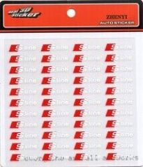 Audi Sline Uyumlu Yedek Parça Sticker 44 Adet