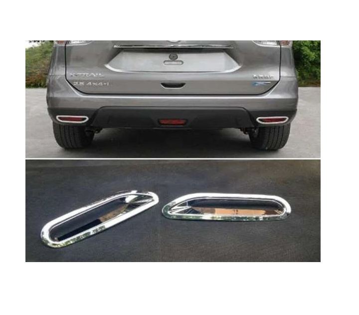 Nissan X-Trail 2014-2017 Uyumlu Arka Reflektör Çerçevesi Krom