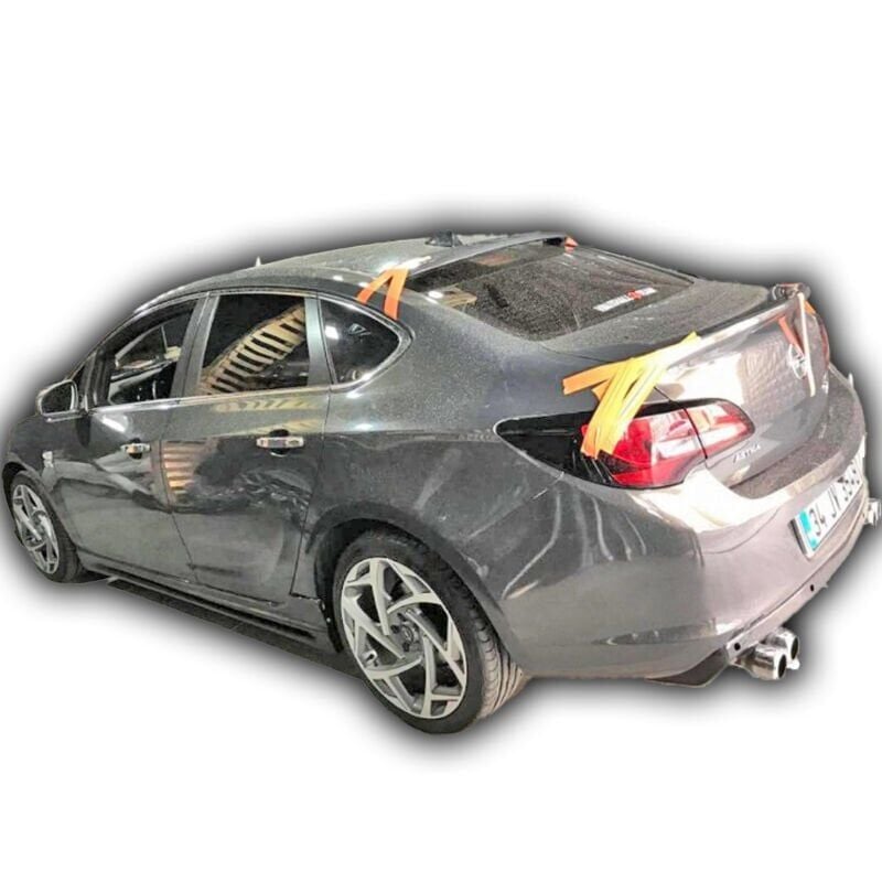Opel Astra J Sedan Uyumlu Yedek Parça Cam Üstü Spoiler Boyalı