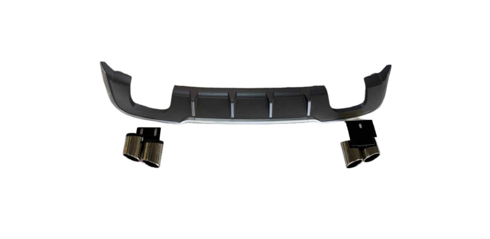 Audi A3 2016-2020 Hatchback İçin Uyumlu Yedek Parça S3 Difüzör Egzoz Seti   (Normal Tampon)