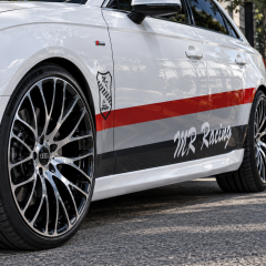 Audi A4 Uyumlu Rieger Yan Marşpiyel (Plastik)