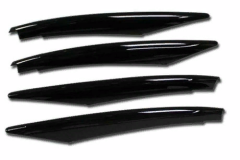 Mercedes W177 A Serisi 2019+ Uyumlu Yedek Parça Ön Tampon Bıçakları - 4 Parça - Piano Black