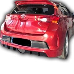 Toyota Auris 2015+ Uyumlu Arka Tampon Eki Boyasız