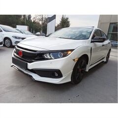 Honda Civic Uyumlu Fc5 2019+ Makyajlı Kasa Ön Tampon Mugen Ön Ek
