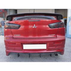 Mitsubishi Lancer Evo Arka Tampon Eki Fiber Boyasız