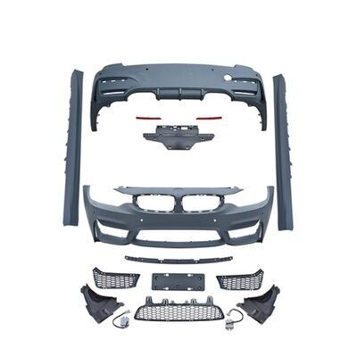 Bmw 3 Serisi F30 2013+ Uyumlu Yedek Parça M3 Body Kit (Ön -Arka-Yan Ekler-Böbrek-Panjur)