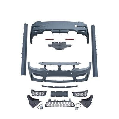 Bmw 3 Serisi F30 2013+ Uyumlu  M3 Body Kit (Ön -Arka-Yan Ekler-Böbrek-Panjur)