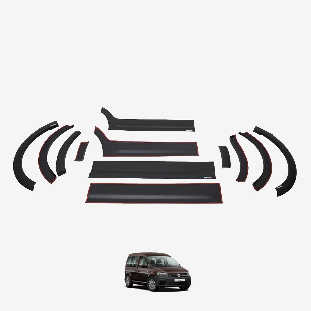 Volkswagen Caddy 2010-2015 Uyumlu Dodik Set 12 Parça Kısa Şase Sağ Sürgü