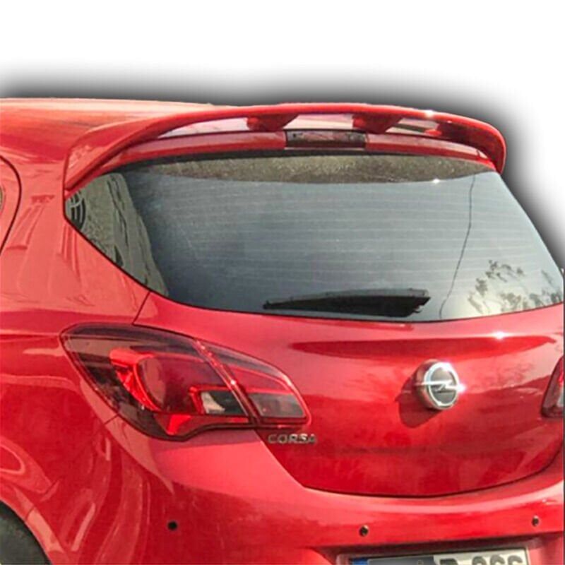 Opel Corsa E Uyumlu Spoiler Fiber Boyasız