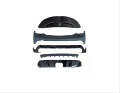 Mini Cooper F55 2021+ Uyumlu Jcw Arka Tampon Set