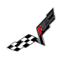Chevrolet Corvette Uyumlu F1 Metal Bagaj Logosu