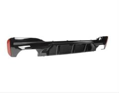 Bmw G30 Uyumlu M5 Difüzör ve M5 Egzoz Seti Parlak Siyah