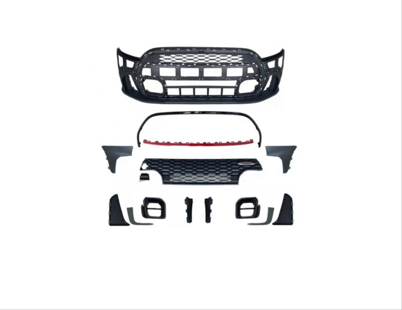 Mini Cooper F55  2021+ İçin Uyumlu Yedek Parça JCW Ön Tampon Set (Makyajlama)