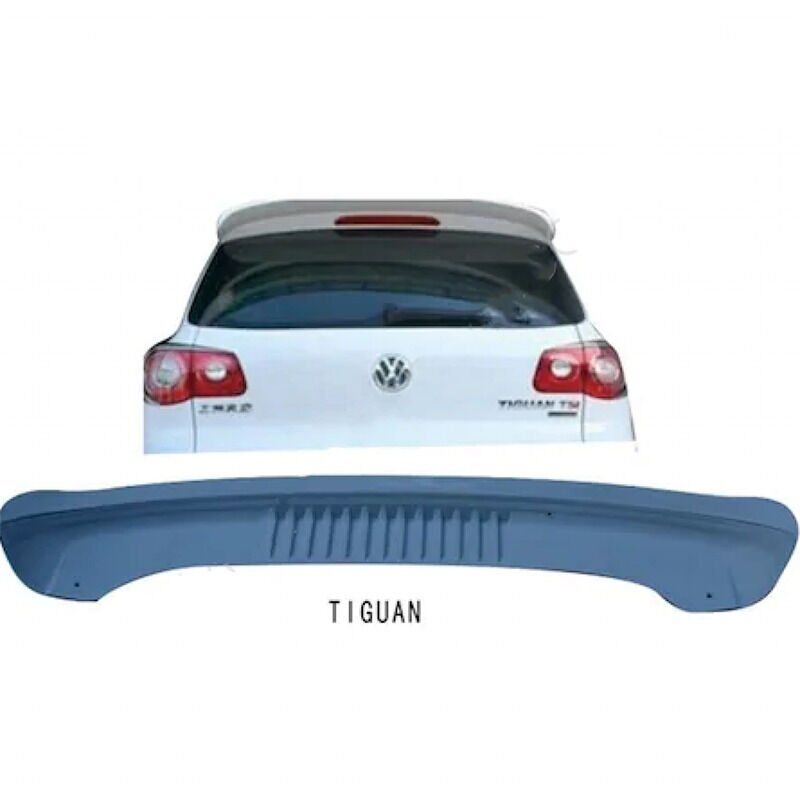 Volkswagen Tiguan 2007-2017 Uyumlu Cam Üstü Spoiler Fiber Boyalı