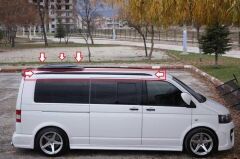 Volkswagen Transporter Uyumlu Caravelle Tavan Çıtası Fiber Boyasız