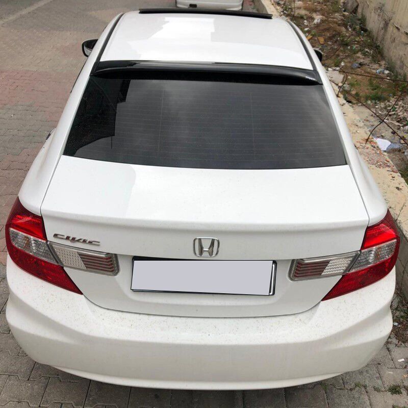 Honda Civic Uyumlu Arka Cam Üstü Spoiler İnce Model 2012-2015