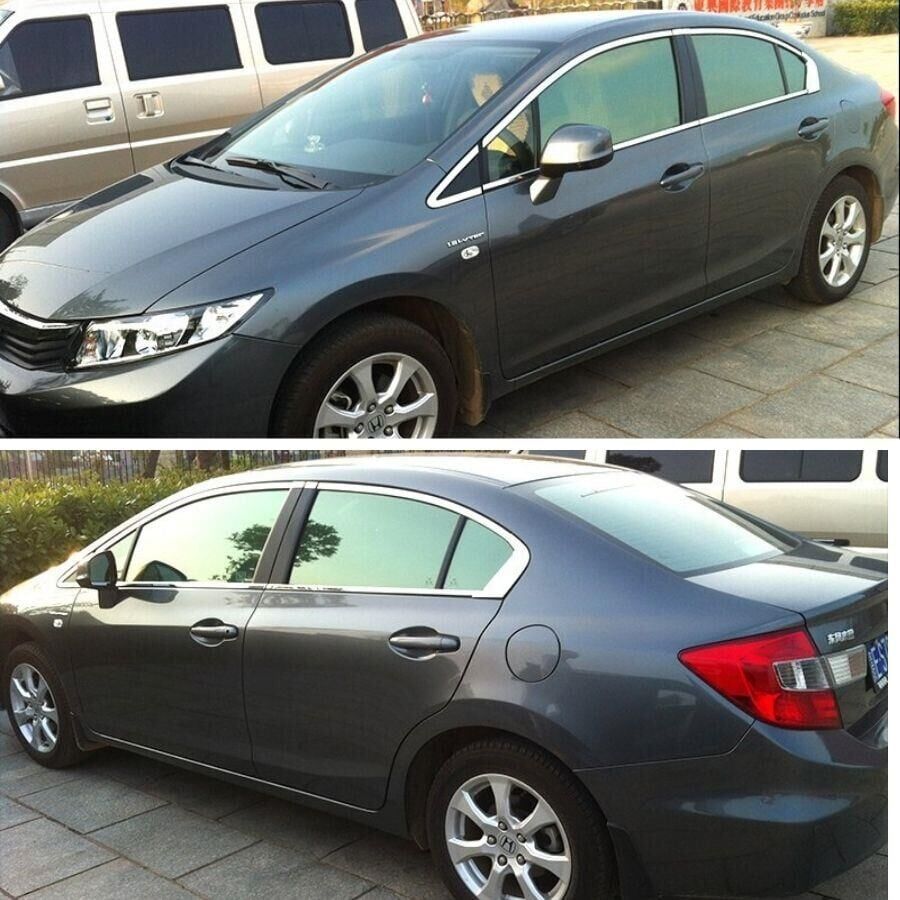 Honda Civic Uyumlu 2012 Krom Cam Çerçevesi
