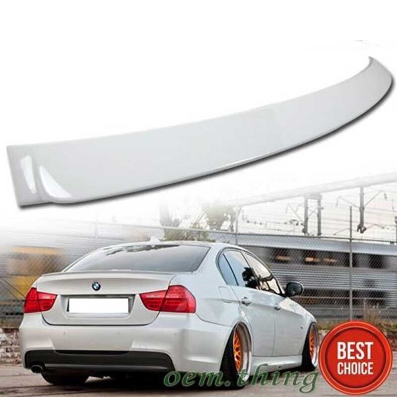 Bmw E90 Uyumlu Cam Üstü Spoiler Boyalı Fiber