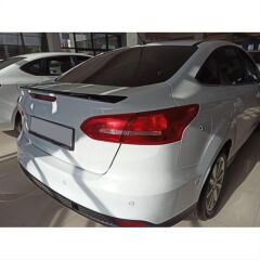 Ford Focus Uyumlu 2014-2018 Hybrid Spoiler - Piano Black (Parlak Siyah)