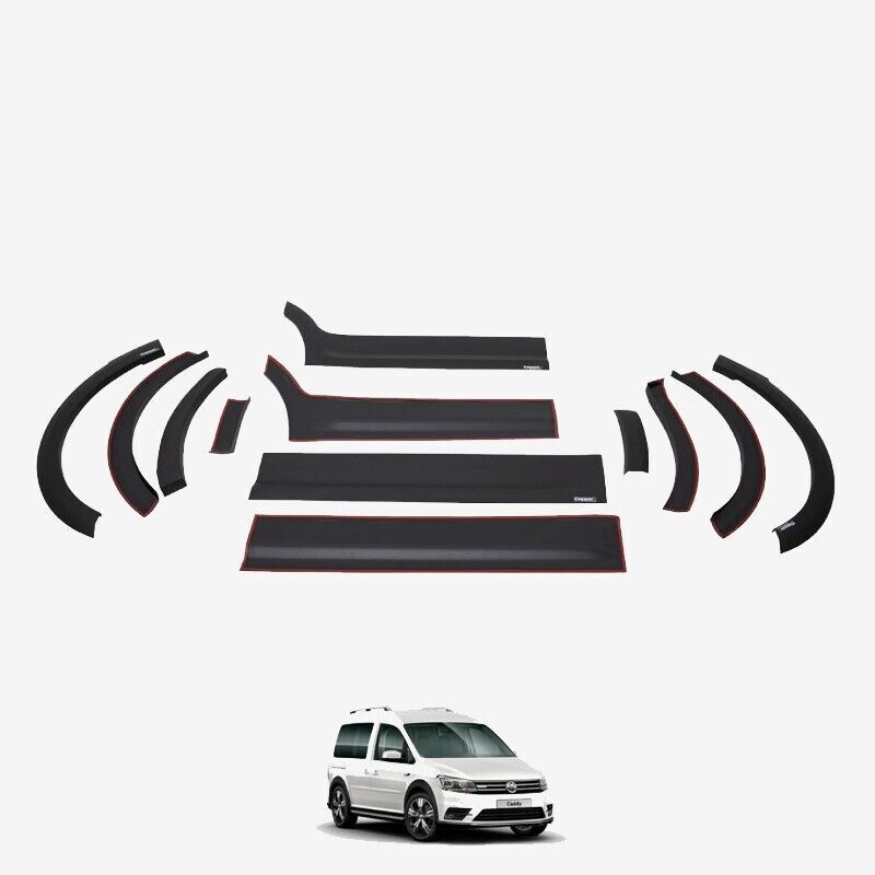 Volkswagen Caddy 2015-2020 Uyumlu  Dodik Set 12 Parça Kısa Şase Sol Sürgü