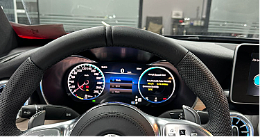 BENZ C Class W205 Car Play Hayalet Gösterge Ekranı