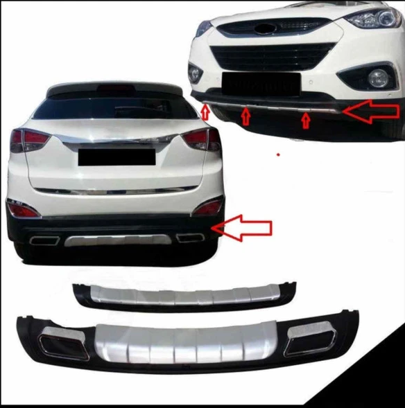 Hyundai ix35 2010+ Uyumlu Ön Arka Difüzör