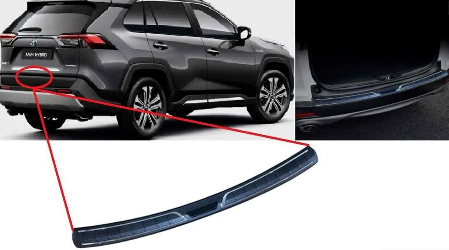 Toyota Rav Uyumlu  4 2019 Sonrası Arka Tampon Eşik Koruma