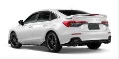 Honda Civic Uyumlu 2022 Modulo Işıklı Spoiler- Piano Black