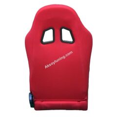 Sparco Ayarlanabilir Yanları Deri Kırmızı Spor Yarış Koltuğu