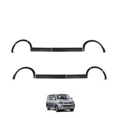 Volkswagen Transporter T5 Uyumlu Kısa Şasi 2009 - 2014 Çamurluk ve Kapı Dodikleri Set 11 Parça Çift Sürgü