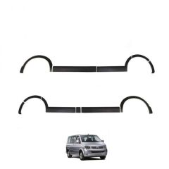 Volkswagen Transporter T5 Uyumlu Kısa Şasi 2009 - 2014 Çamurluk ve Kapı Dodikleri Set 11 Parça Sol Sürgü
