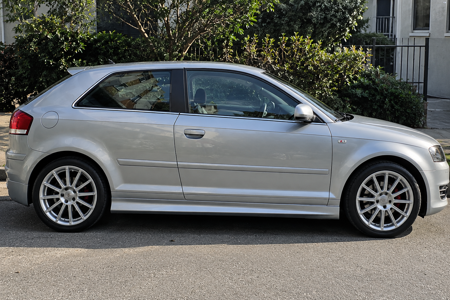 Audi A3 2009 - 2012 Uyumlu Marşpiyel Boyalı Fiber