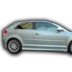 Audi A3 2009 - 2012 Uyumlu Marşpiyel Boyalı Fiber