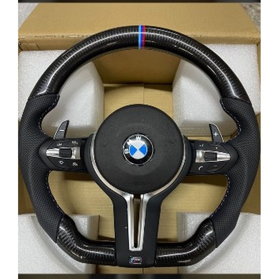 BMW M Sport Uyumlu Karbon Görünümlü Spor Direksiyon Simidi