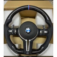 BMW M Sport Uyumlu Karbon Görünümlü Spor Direksiyon Simidi