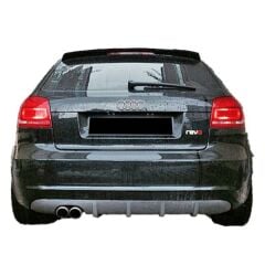 Audi A3 2009 - 2012 Uyumlu Arka Difüzör Boyalı