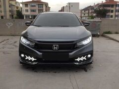 Honda Civic Fc5 Uyumlu Yedek Parça 2016-2021 Makyajlı Kasa Uçak Model Ön Sis Ledi