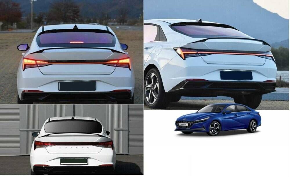 Hyundai Elantra 2021+ Uyumlu Yüksek Spoiler - Piano Black (Parlak Siyah)