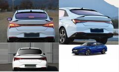 Hyundai Elantra 2021+ Uyumlu Yüksek Spoiler - Piano Black (Parlak Siyah)