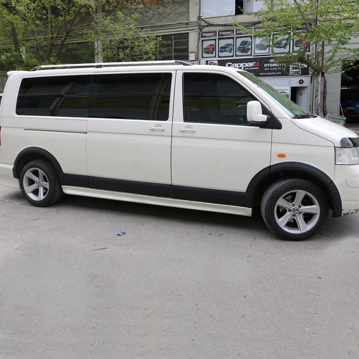 Volkswagen Transporter T5 Uyumlu Uzun Şasi 2009 - 2014 Çamurluk ve Kapı Dodikleri Set 11 Parça Çift Sürgü