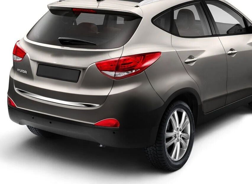 Hyundai İx35 2010-2015 Uyumlu Yedek Parça Krom Bagaj Alt Çıtası