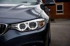 Bmw F32 Makyajsız Uyumlu Adaptive LED Far (Sarı / Beyaz Angel LED)